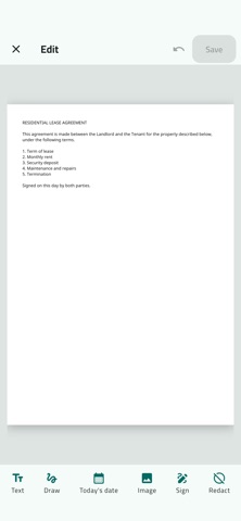 PDF Tools: Edit, Merge & Sign iPhone screenshot