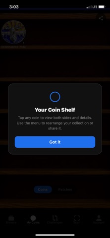 Challenge Coin Check iPhone screenshot