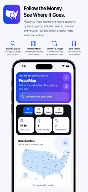 FiscalMap: Gov Spending Guide screenshot 1