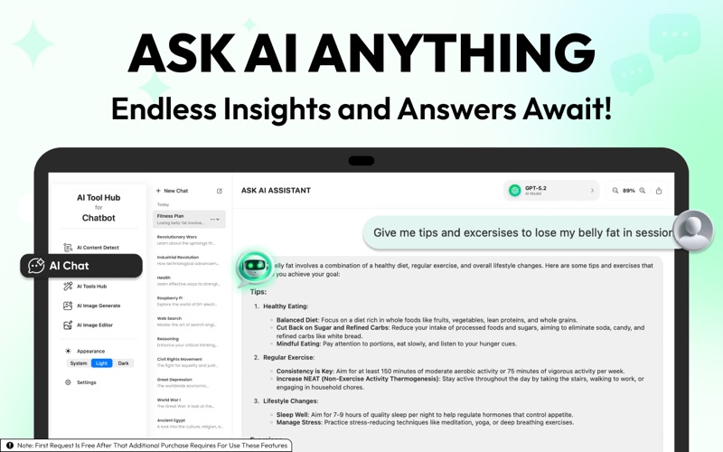 AI Chatbot・Ask AI Anything 5.6 iPhone screenshot