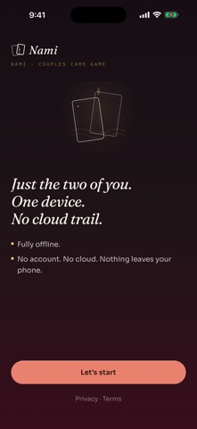 NAMI – Cards for Couples Screenshot 1 of 10