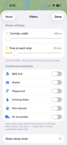 PicnicStopMap screenshot