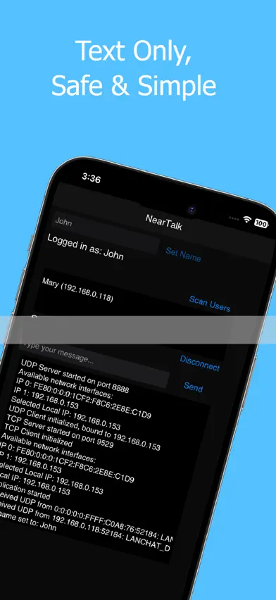 NearTalk:Offline LAN Messenger screenshot 3