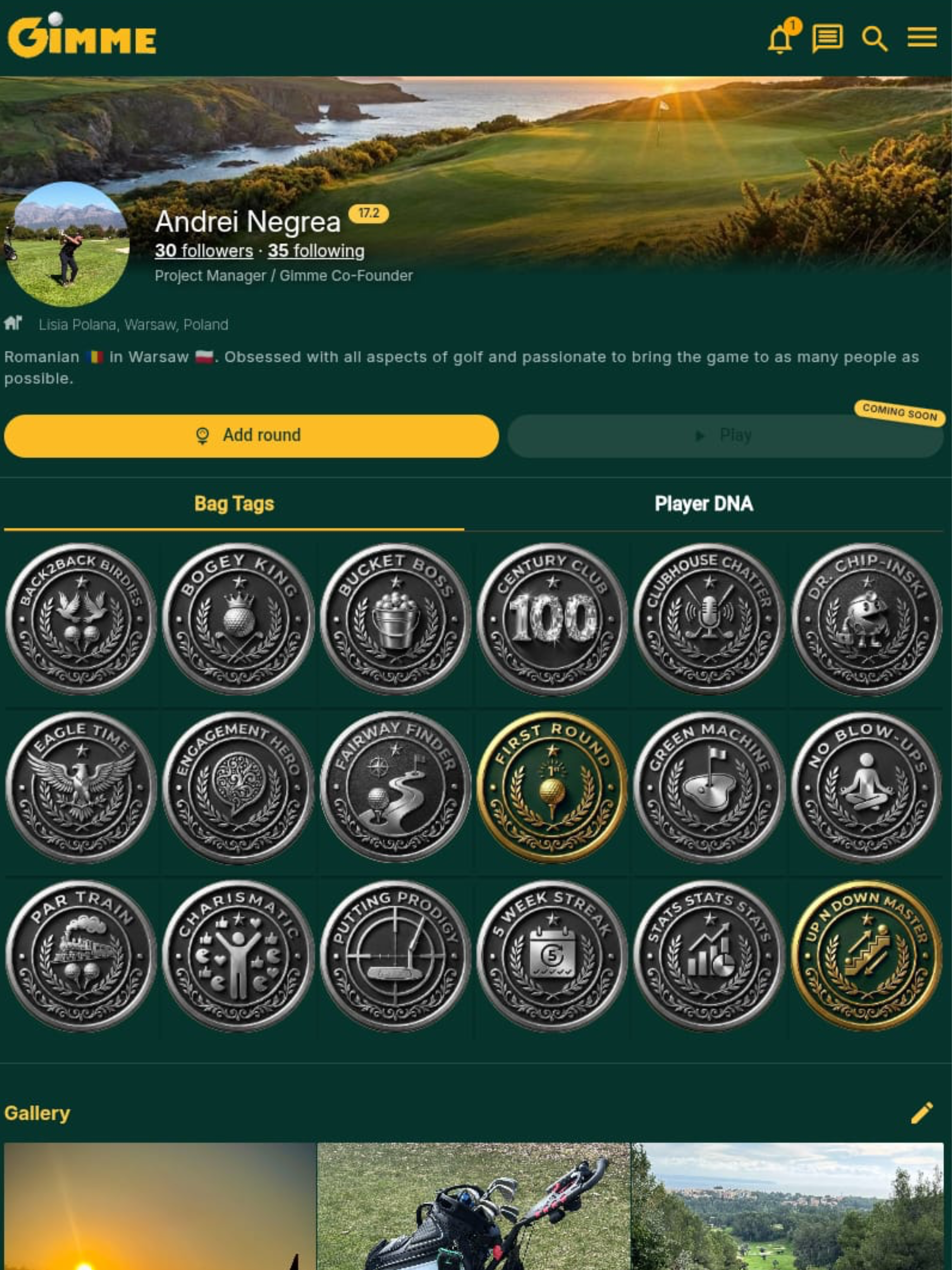 Gimme - More From Golf