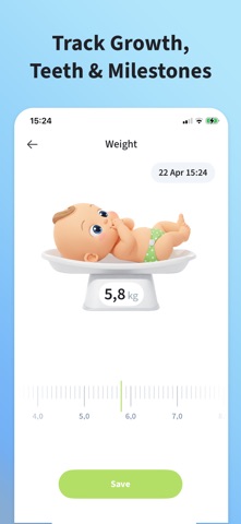 Baby Tracker -Sleep,Activities iPhone screenshot