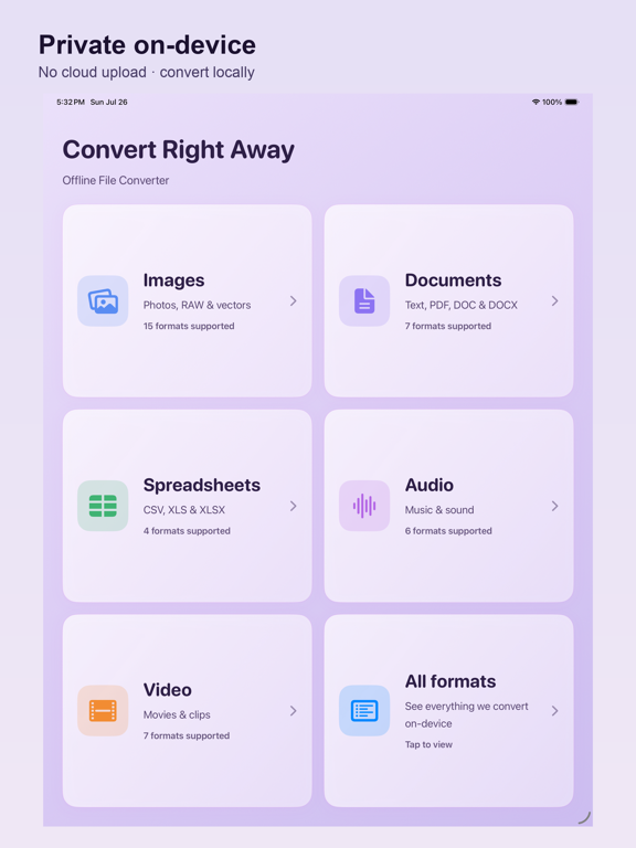 App screenshot