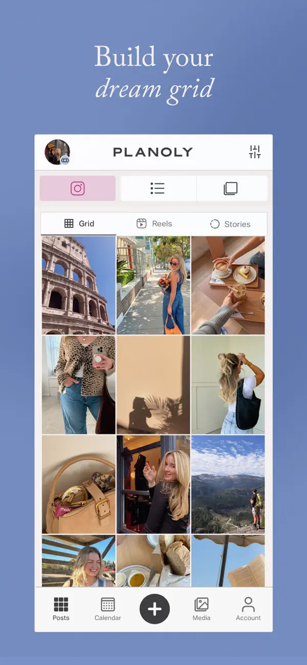 #4. Planoly: Social Media Planner (iOS) 由: Planogram, Inc