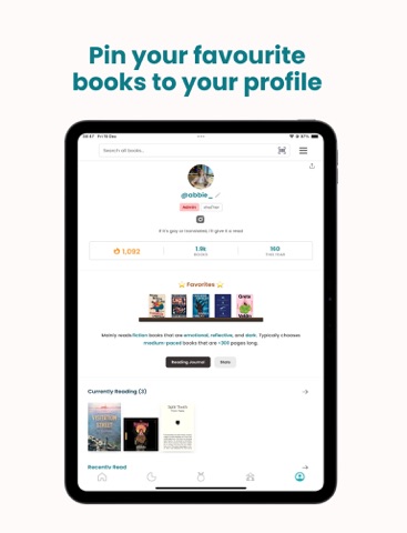 StoryGraph: Reading Tracker iPad screenshot 9 - Book app
