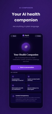 OxynX iPhone screenshot