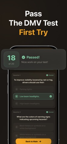 New York DMV NY Practice Test iPhone screenshot