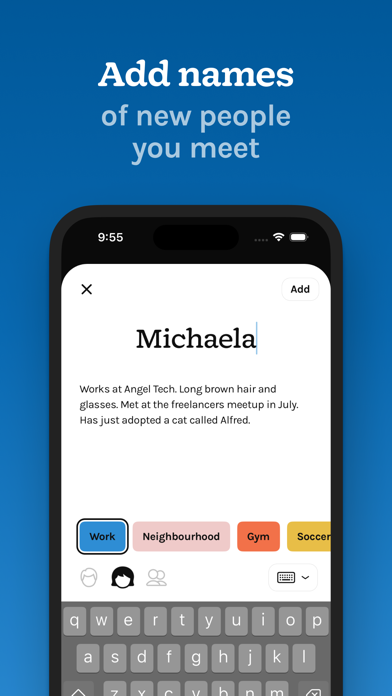 NameRoll – Name reminder Screenshot