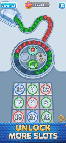 Spin & Knit: Sorting Puzzle screenshot