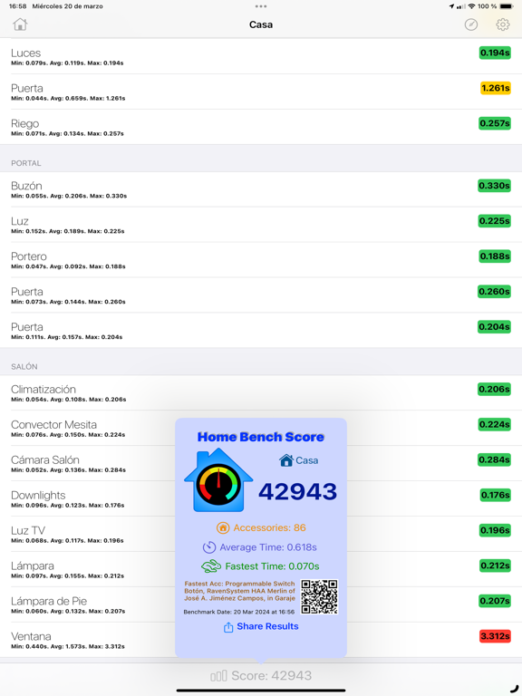 Screenshot #4 pour Home Bench for HomeKit