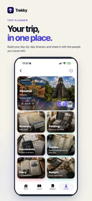 Trekky tu app de viajes screenshot 1
