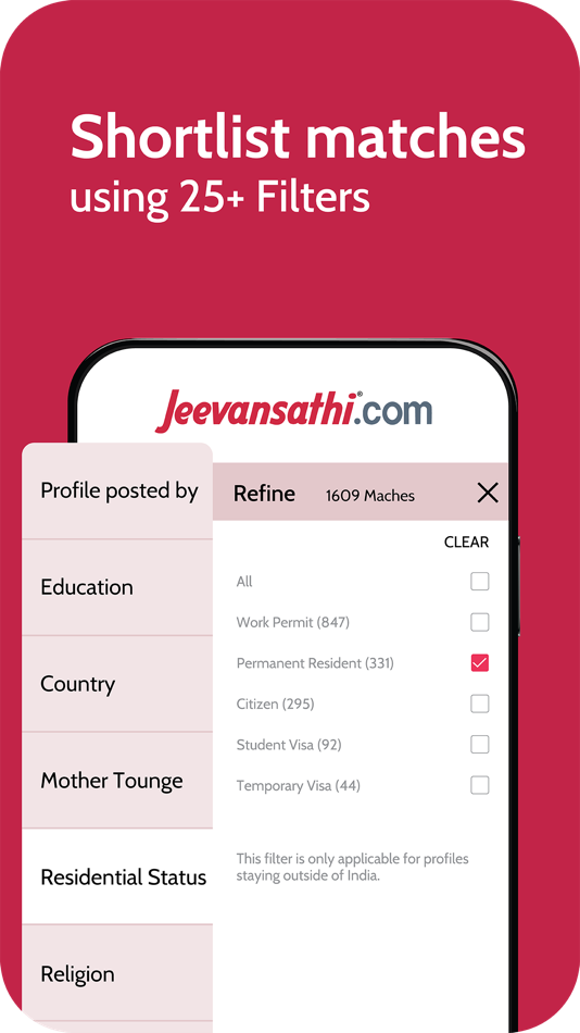 #4. Jeevansathi.com: Marriage App (iOS) بواسطة: Info Edge