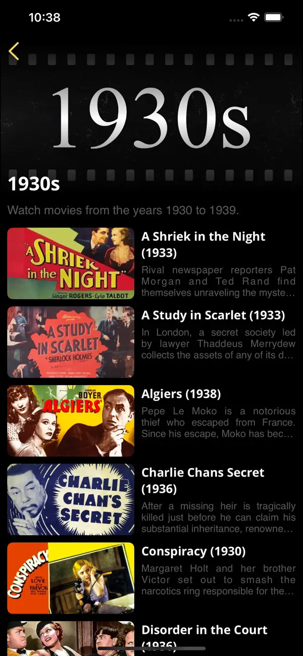 Screenshot #2 pour Mystery Movies Now