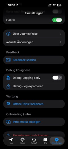JourneyPulse screenshot