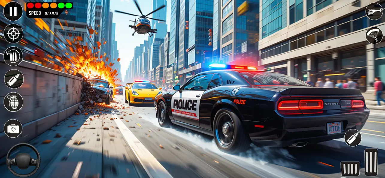 Screenshot #2 pour police auto jeux - police peu