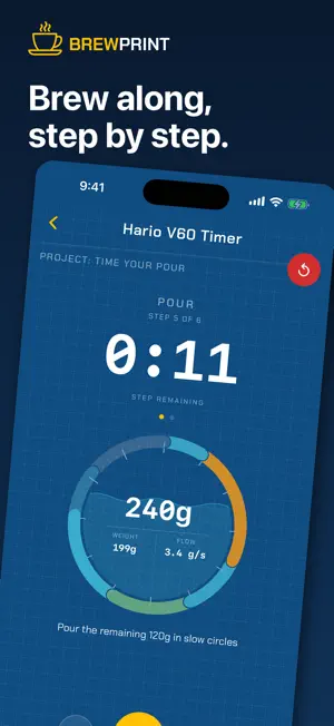 BrewPrint: Coffee Brew Timer screenshot 1