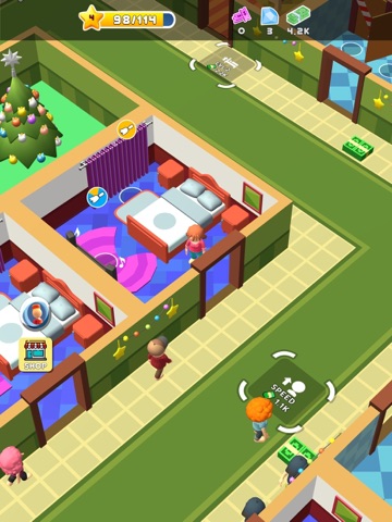 My Hotel Tycoon - idle game 3D iPad screenshot