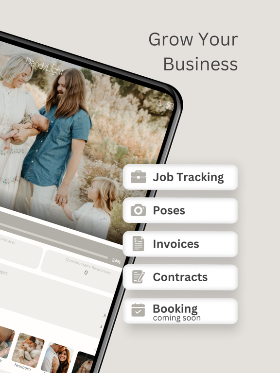 DandyLight - Photography App iPad screenshot 2 - Business app