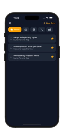 Todo Focus Tracker Screenshot 1 of 5