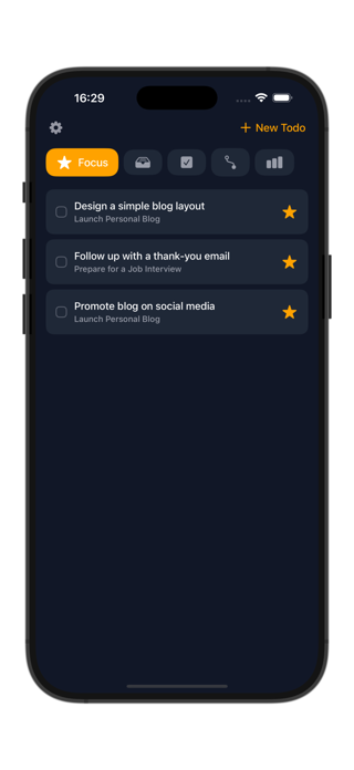 Todo Focus Tracker Screenshot 1 of 5