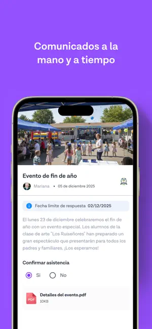 Cometa Familias iPhone screenshot 3