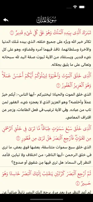 القرآن الكريم كاملا دون انترنت iPhone screenshot 6