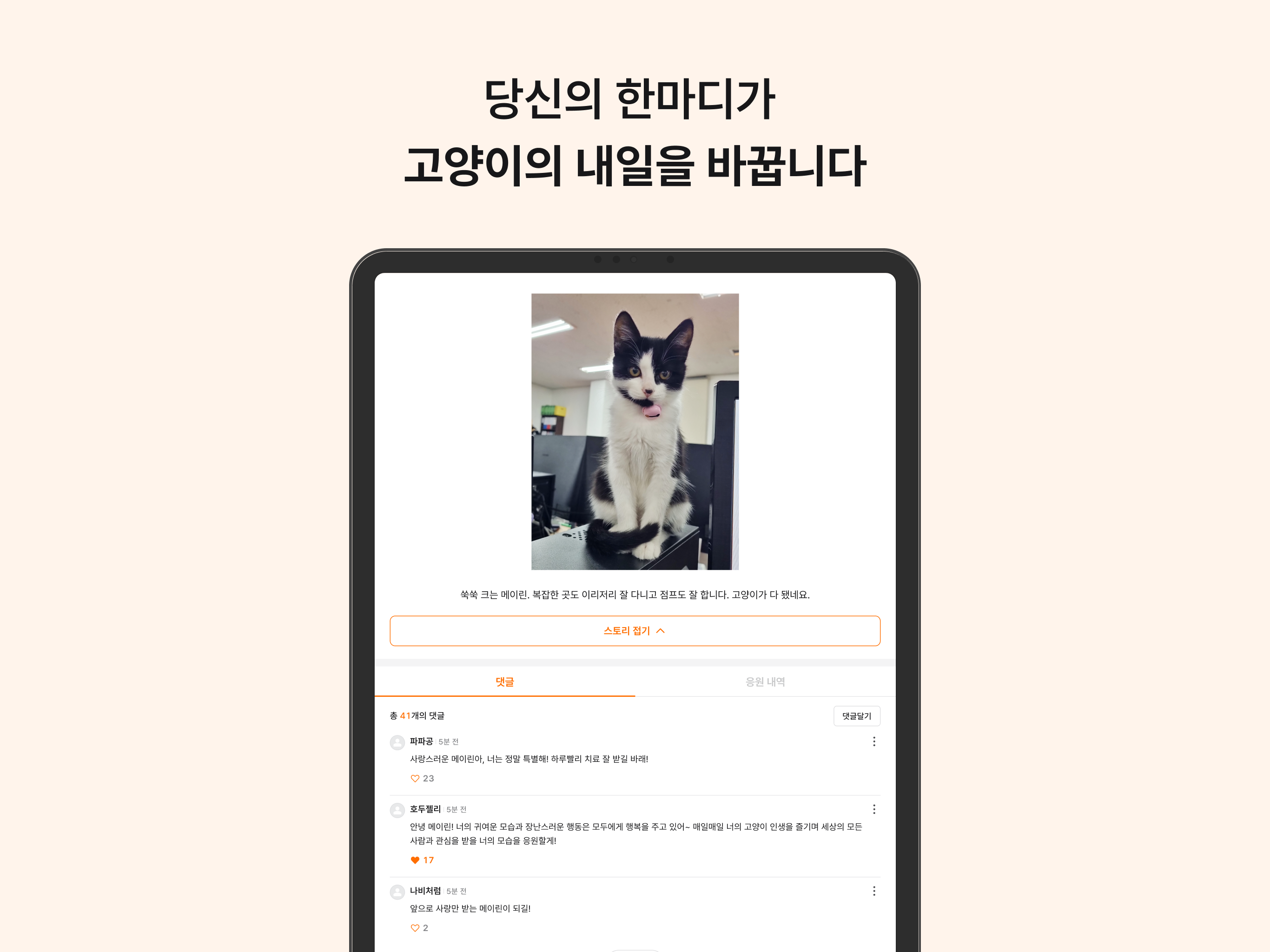 펫포션 - 고양이 소셜 라이프스타일 플랫폼 screenshot 11