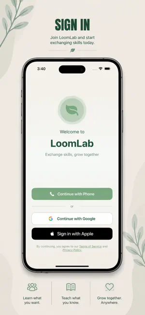 LoomLab - Skill Exchange screenshot 2