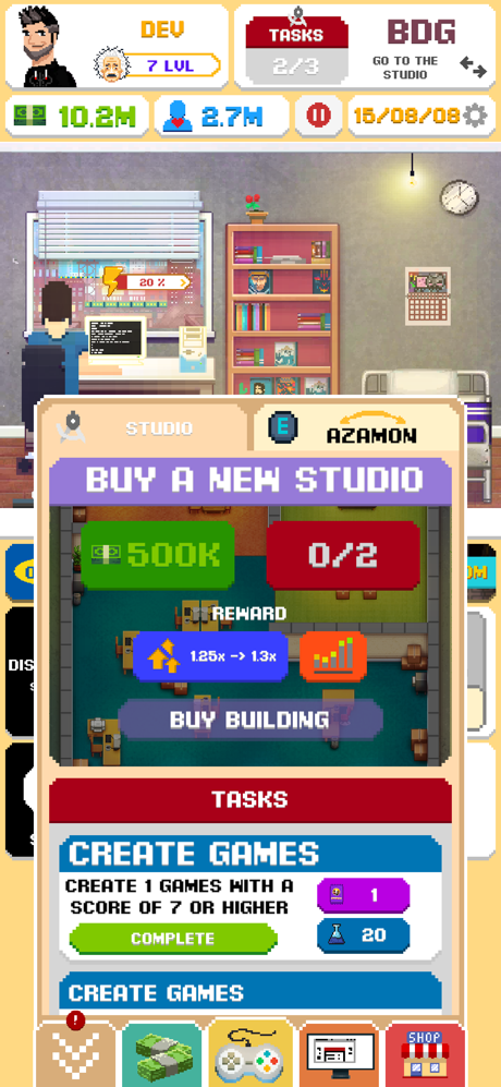 Dev Tycoon Idle Games Clicker screenshot 9