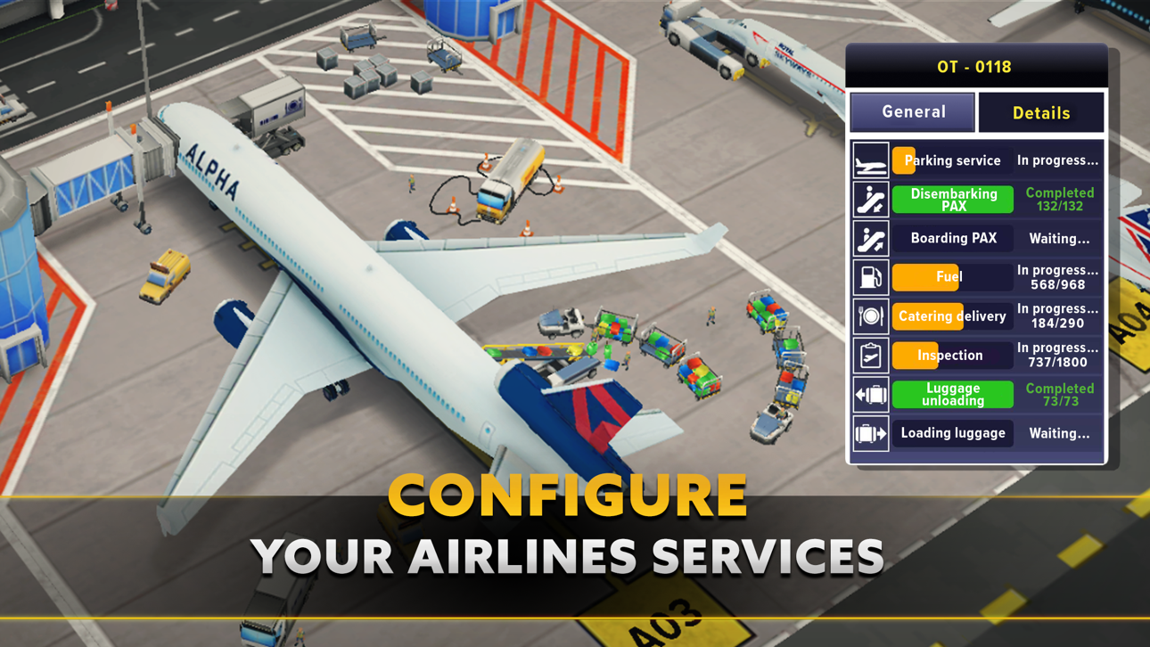 Airport Simulator: Plane City iOS Mod IPA screenshot 3 - iOS game interface
