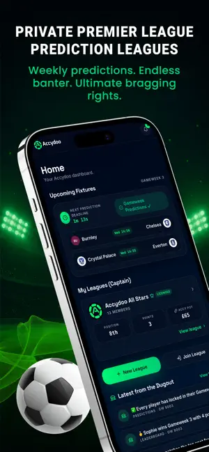 Accydoo: Football Predictions screenshot 1