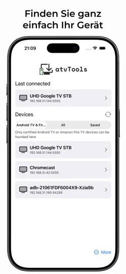 Screenshot von AtvTools auf dem iPhone 1