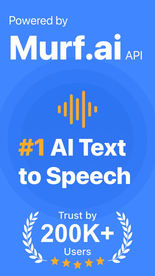 #1. Merfi AI: Text to Speech, TTS (iOS) 由: MASICORP UK LTD.