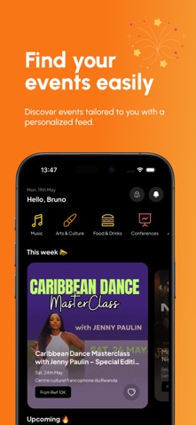 Sinc — Discover & Book Events screenshot