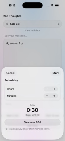 2nd Thoughts screenshot