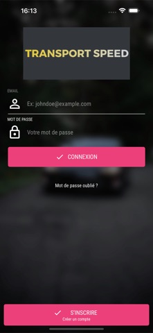Transport speed screenshot