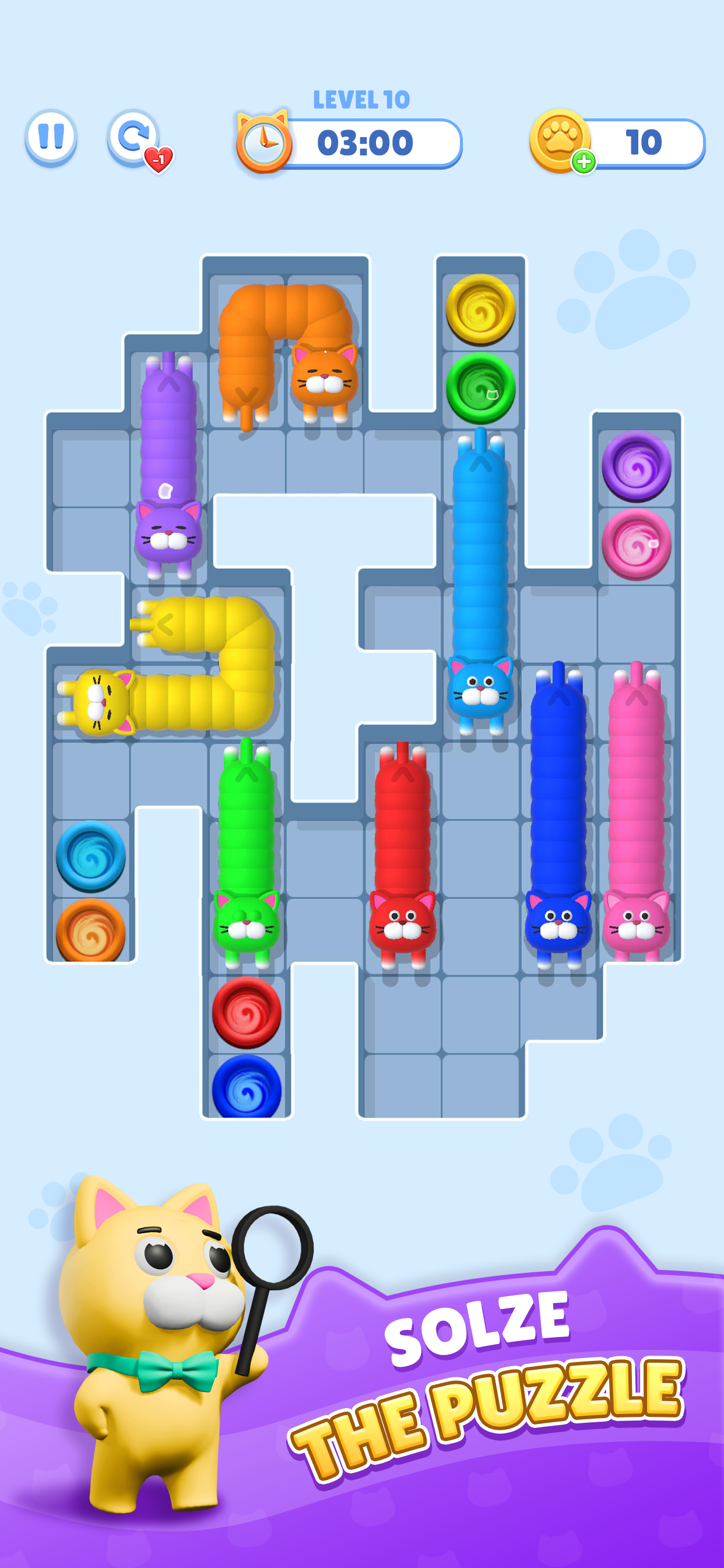 Playful Kitty: Unblock Puzzle screenshot 3