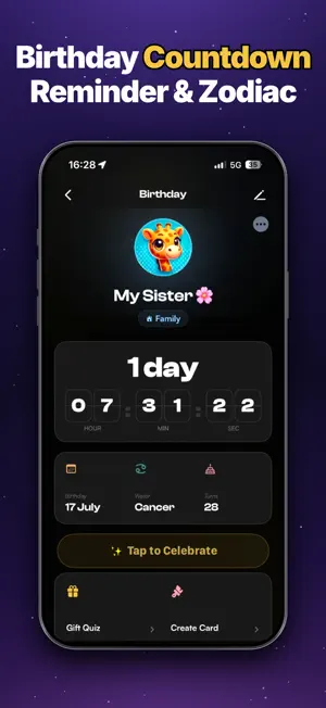 Birthday Reminder: Sky of Star screenshot 4