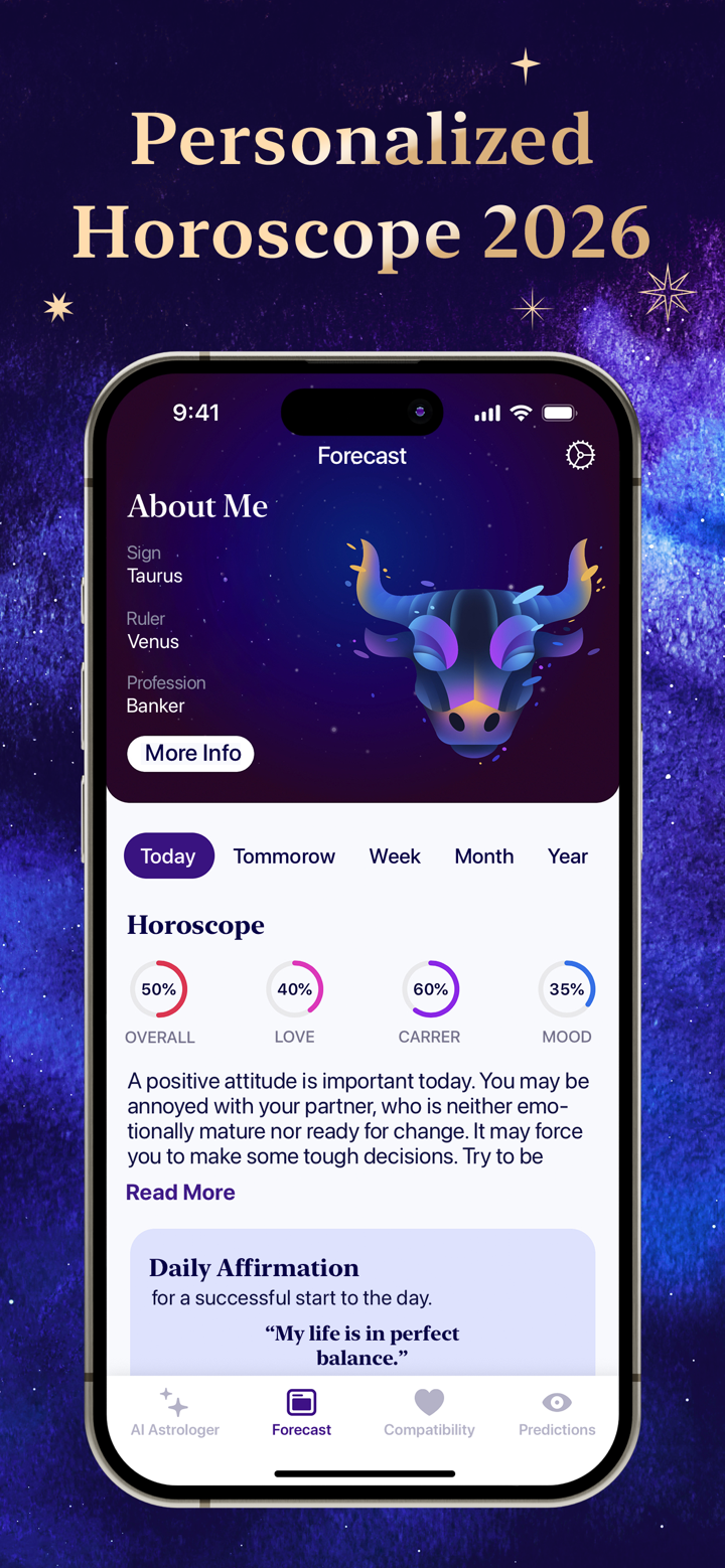 Futurio: Horoscope & Astrology screenshot 1
