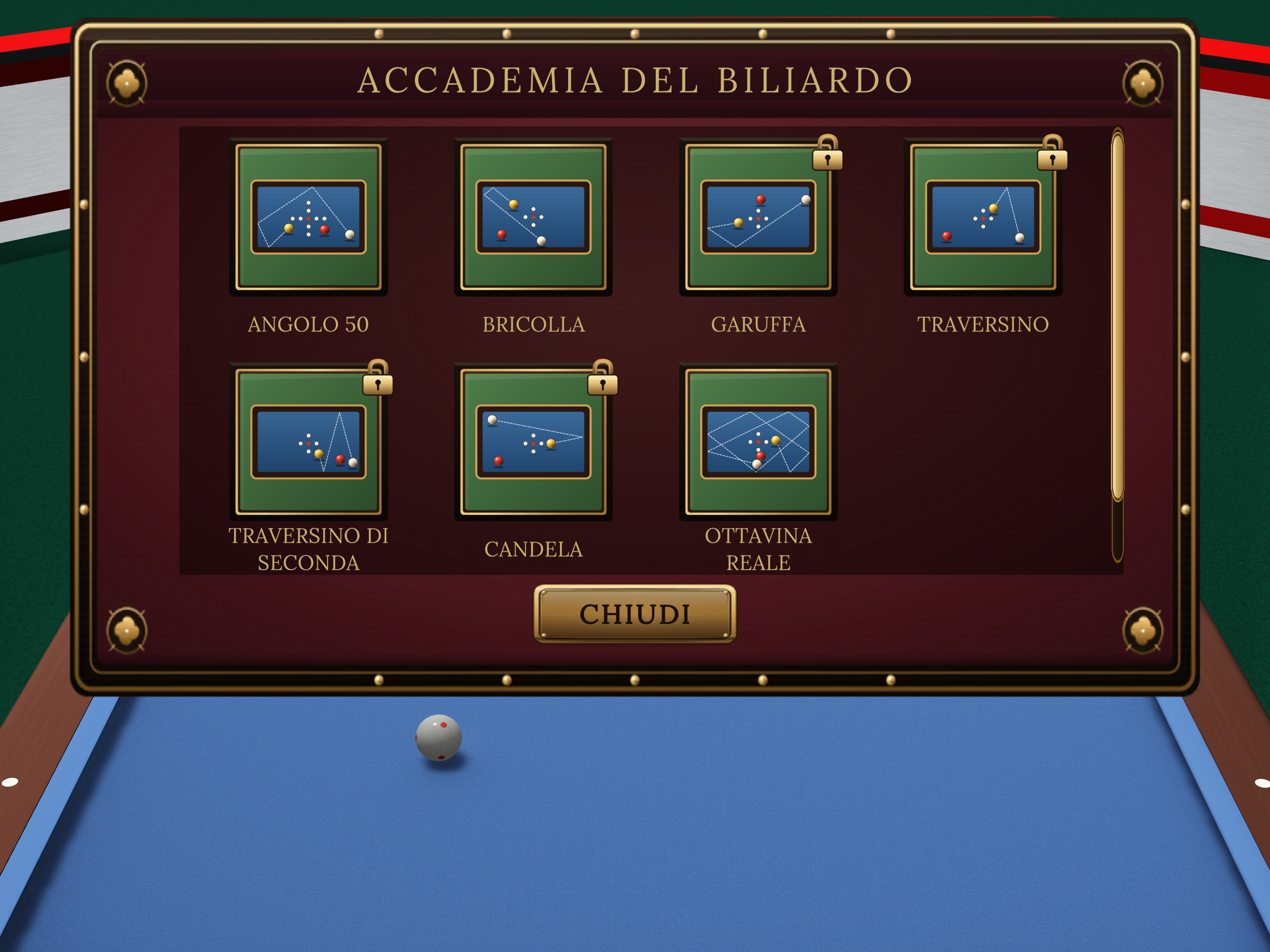 Biliardo 5 birilli e Goriziana