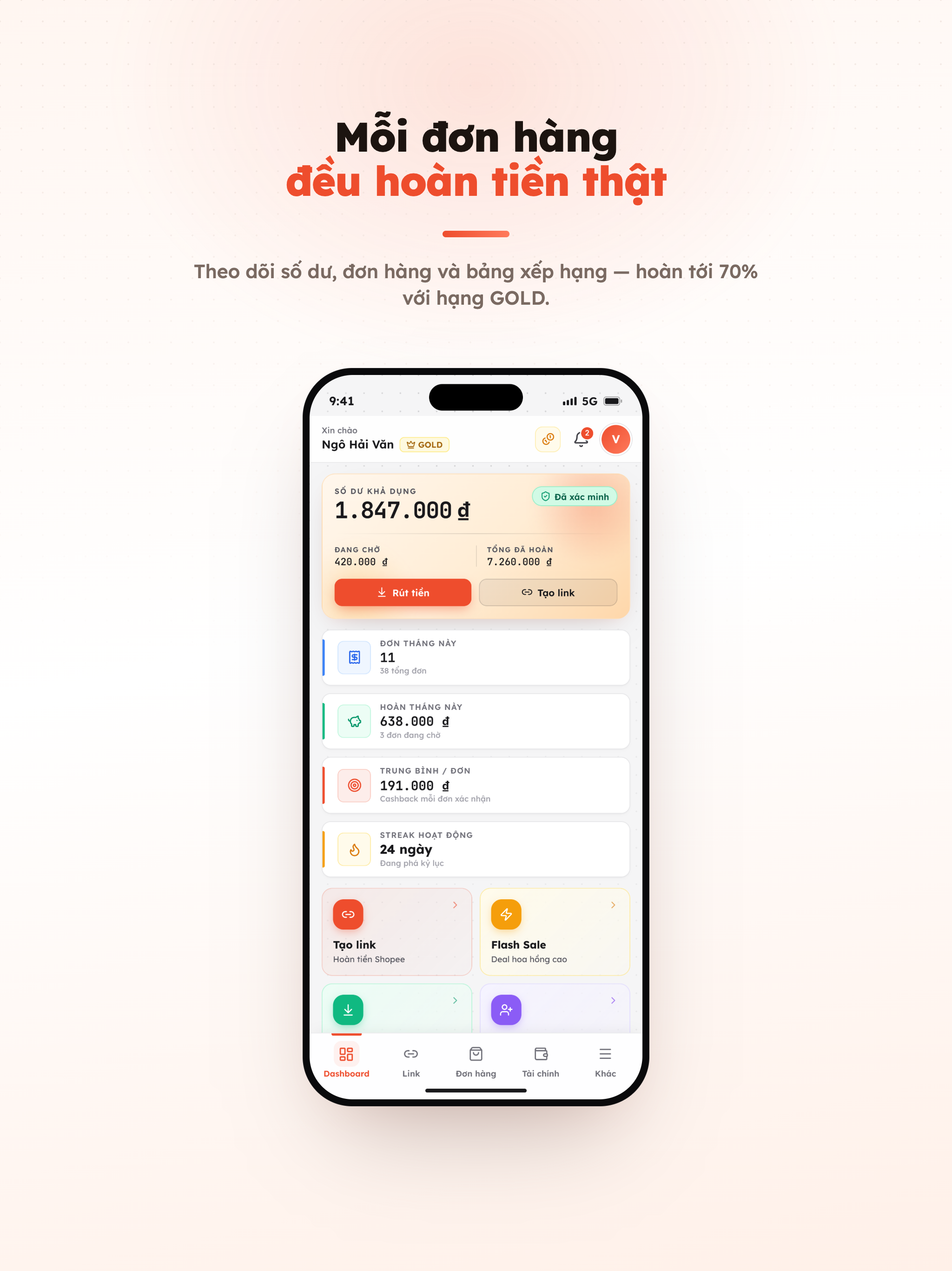 Hoantien - Mua sắm hoàn tiền screenshot 9