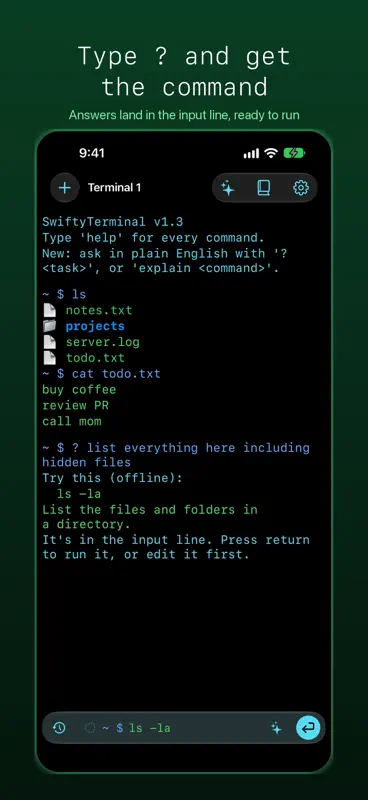 SwiftyTerminal: Terminal Shell screenshot 2 of 10