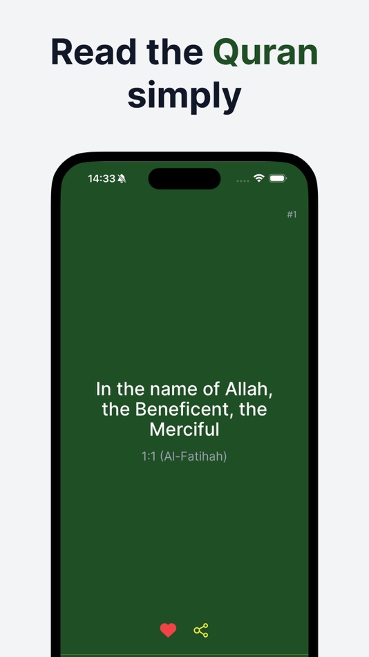 #1. Daily Quran - Verse a Day (iOS) 由: Adrien Blanc