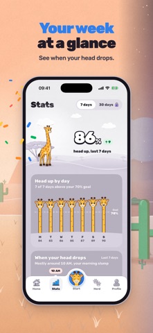 HeadUpGiraffe: Posture Coach screenshot 7