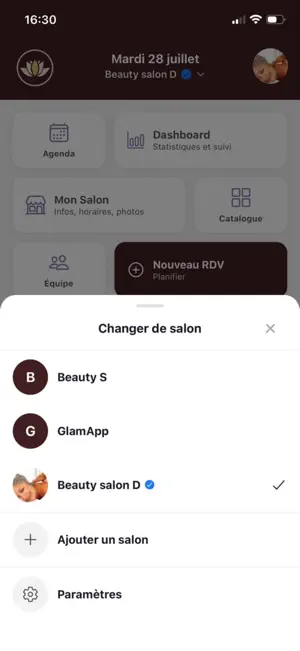 GlamApp Pro screenshot 2