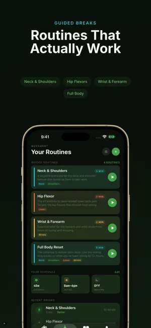 Desk Posture Breaks - Ease screenshot 2