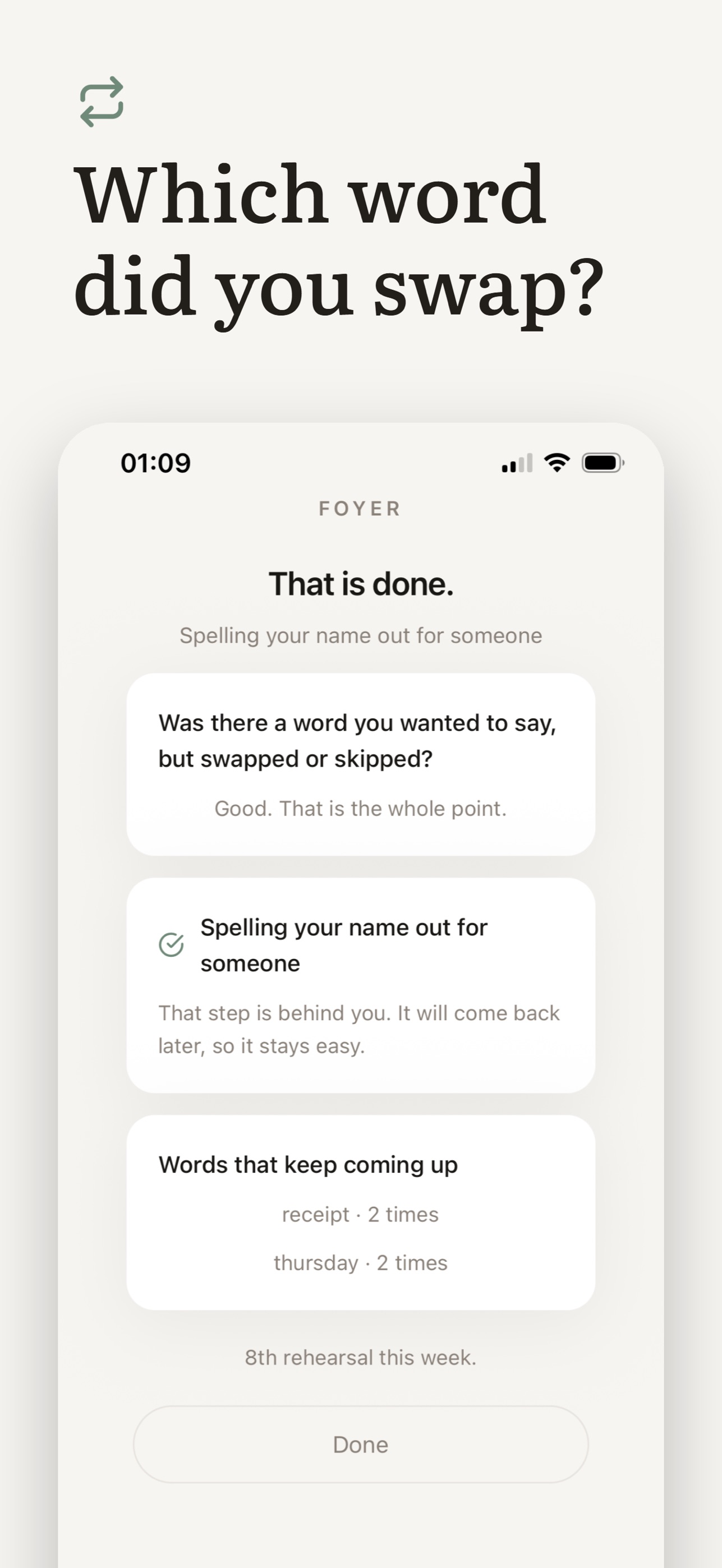Screenshot 2 of Foyer: Rehearse Speaking